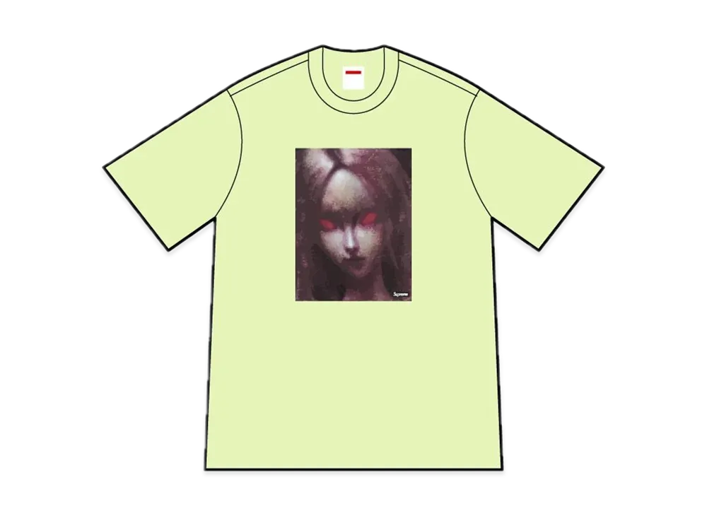Supreme Red Eyes Tee "Pale Mint"