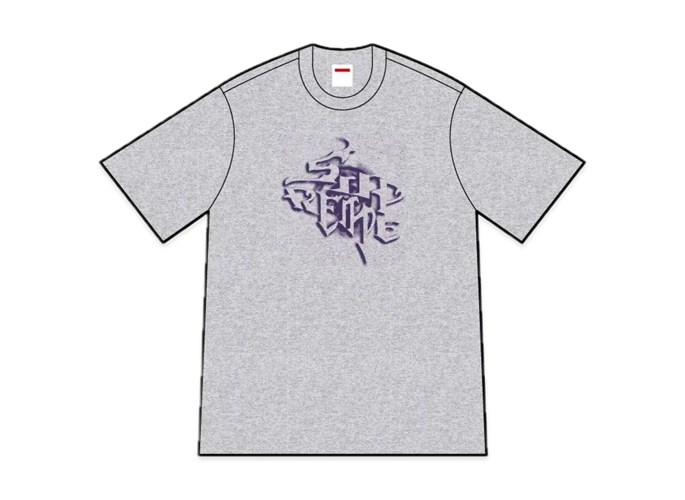 Supreme Smoke Tee "Heather Grey"