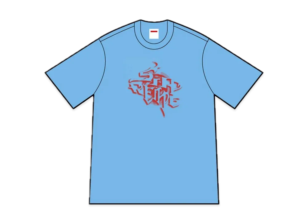 Supreme Smoke Tee "Bright Blue"