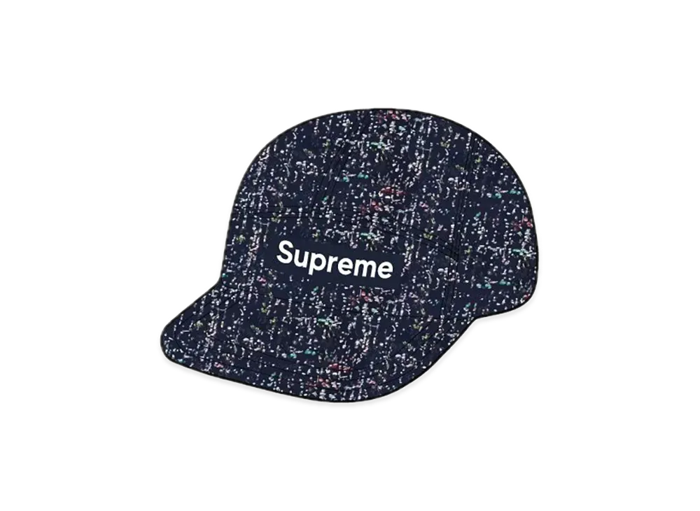 Supreme Denim Boucle Camp Cap "Indigo"