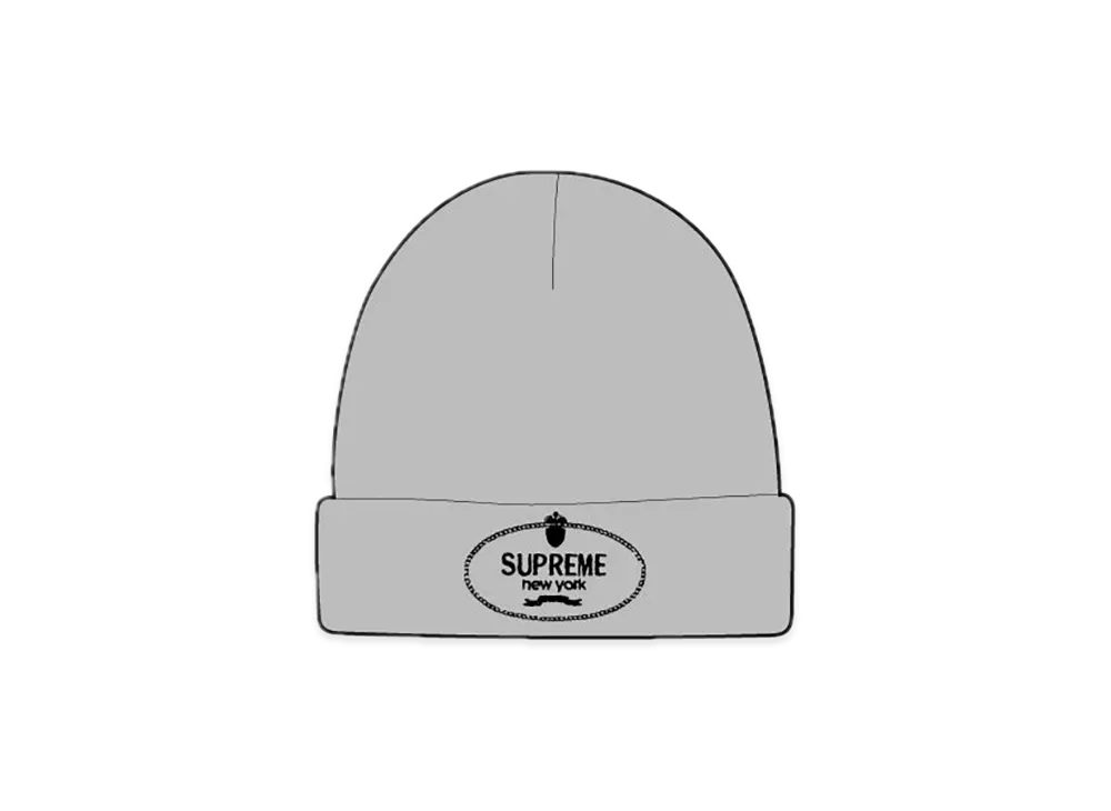 Supreme Crest Beanie "Charcoal Grey"