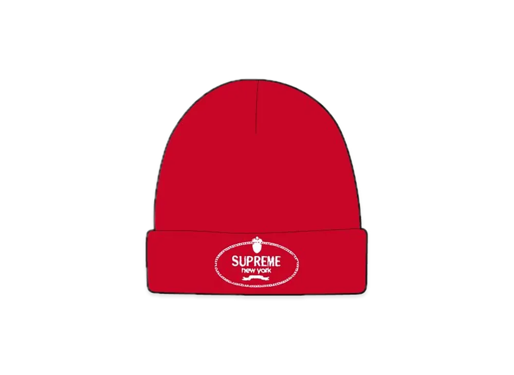 Supreme Crest Beanie "Red"