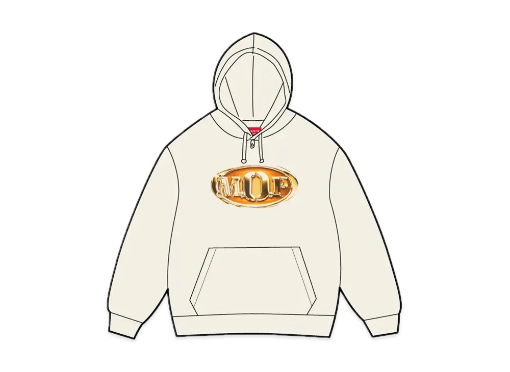 Supreme x M.O.P. Hooded Sweatshirt "Natural"