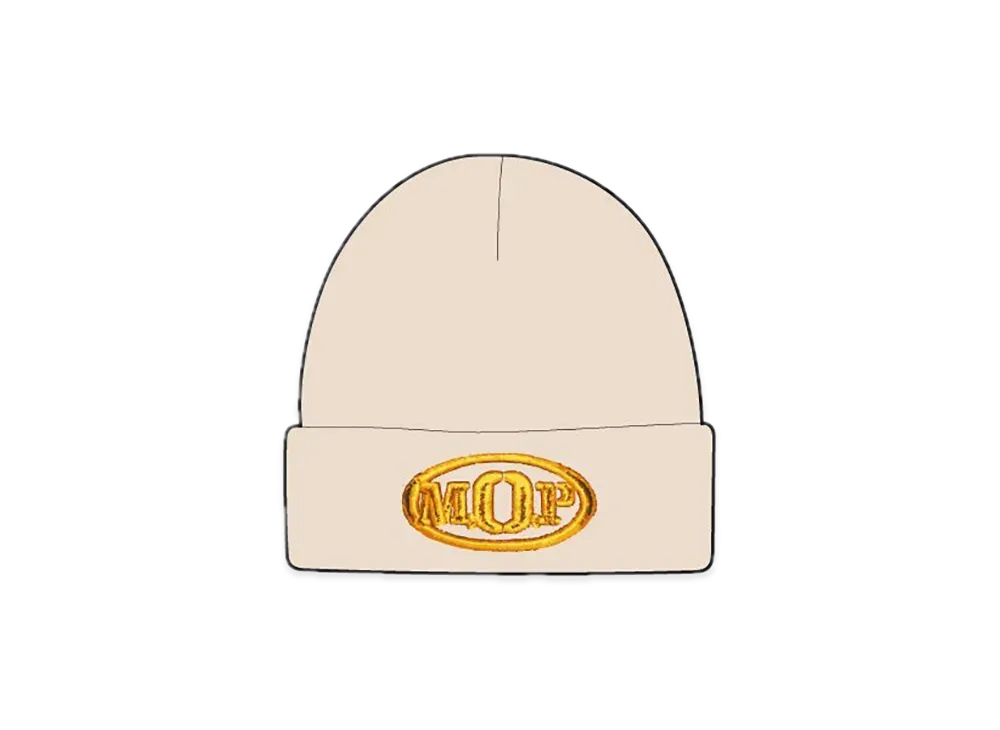 Supreme x M.O.P. Beanie "Natural"