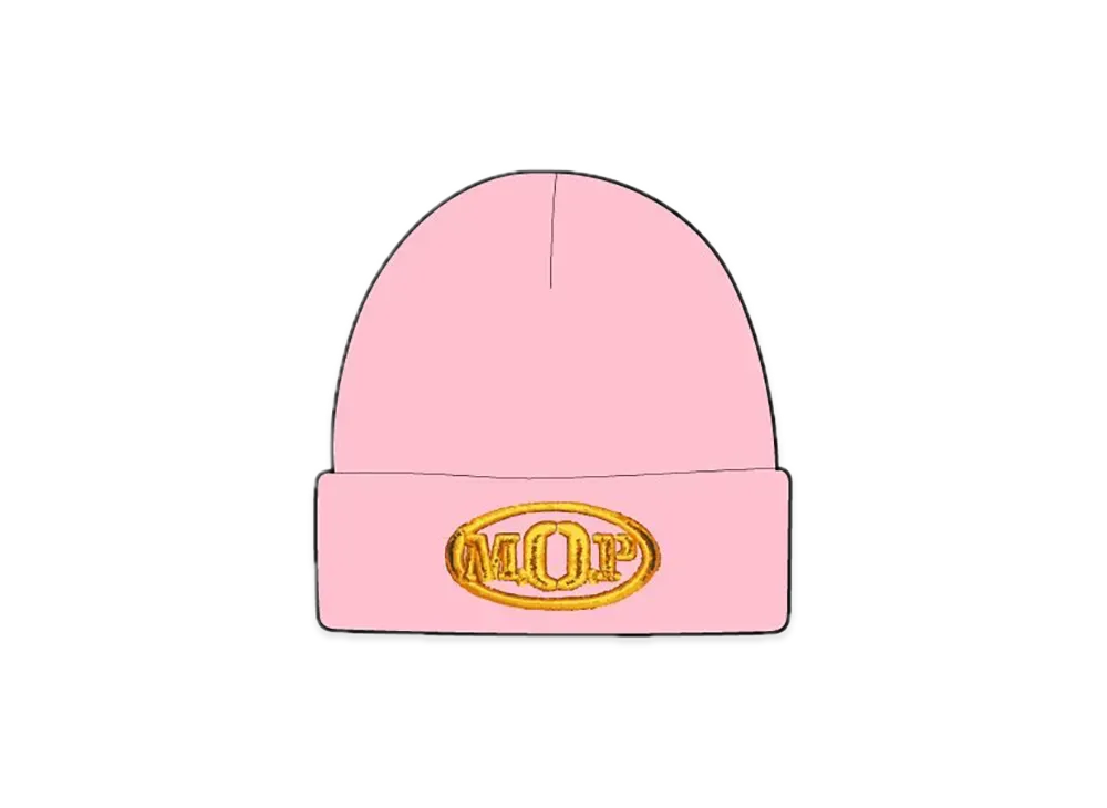 Supreme x M.O.P. Beanie "Light Pink"