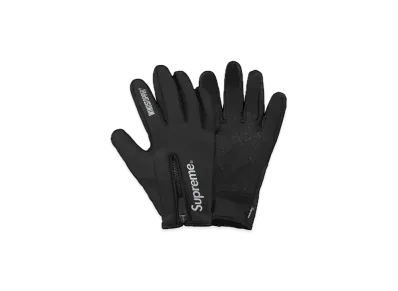 小物 Supreme WINDSTOPPER Zip Gloves Black Supreme WINDSTOPPER Zip Gloves