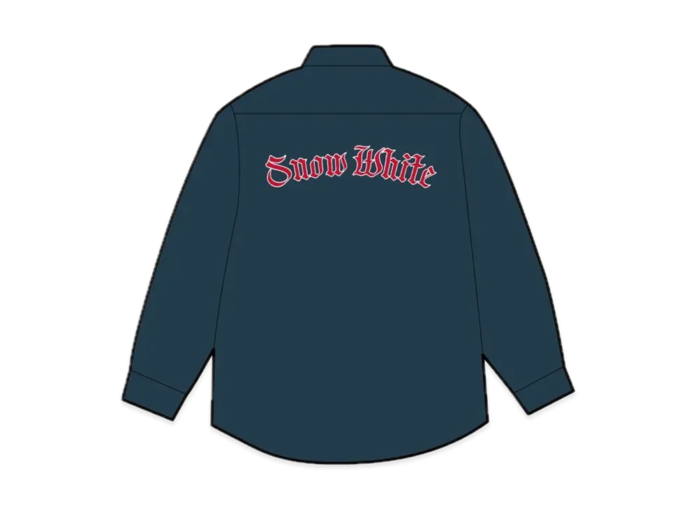 Supreme Snow White Work Shirt "Light Navy"