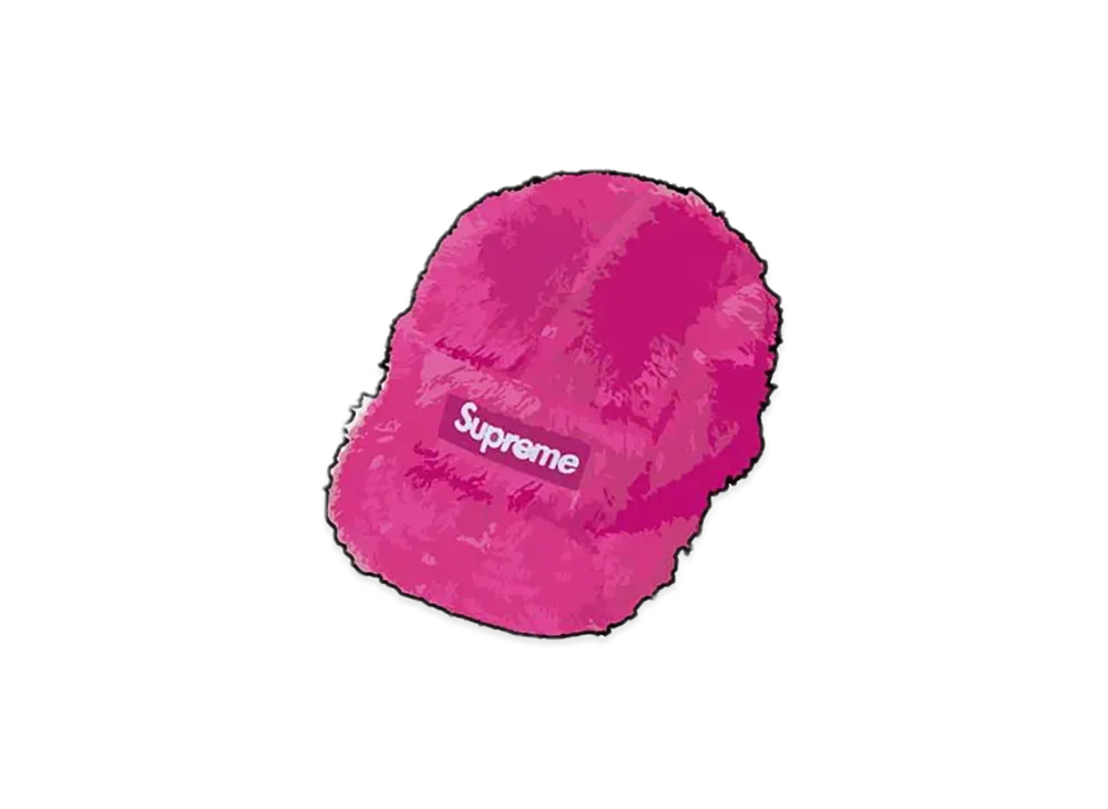 Supreme Fuzzy Camp Cap "Pink"