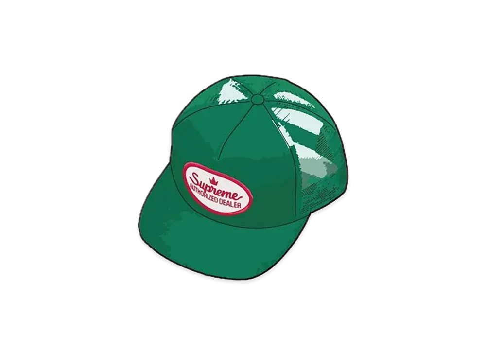 Supreme Authorized Mesh Back 5-Panel "Green" (24FW)