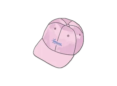 Supreme Bleached Chino 6-Panel "Light Purple"