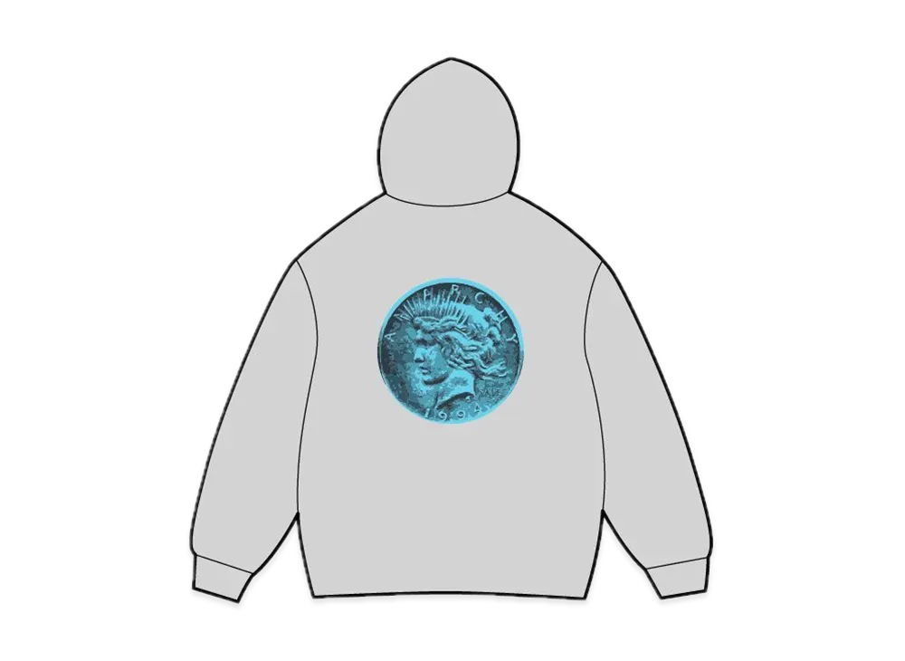 Supreme Anarchy Hooded Sweatshirt "Heather Grey"