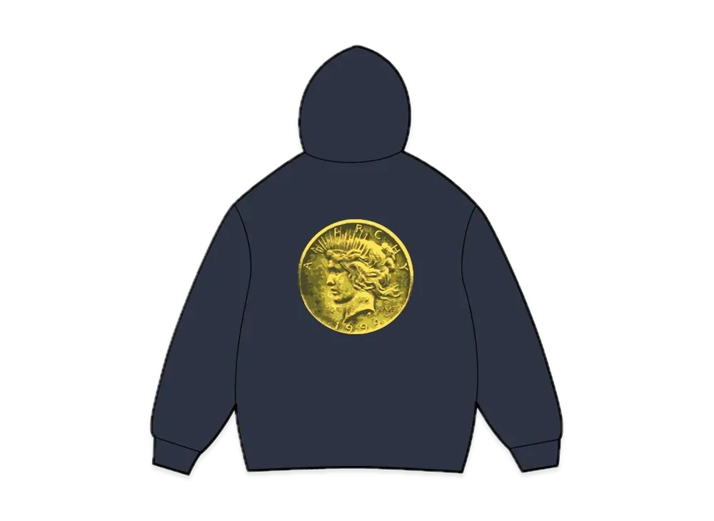 Supreme Anarchy Hooded Sweatshirt "Navy"