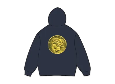 Supreme Anarchy Hooded Sweatshirt "Navy"