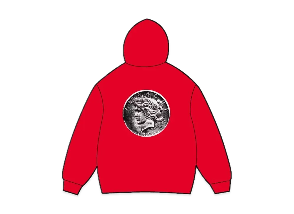 Supreme Anarchy Hooded Sweatshirt "Red"