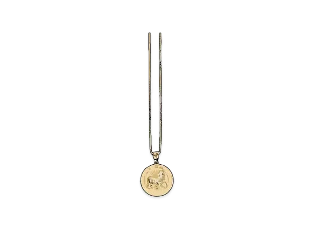 Supreme x Jacob&Co 14K Gold Zodiac Pendant 