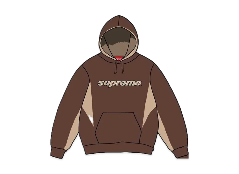 Supreme Division Hooded Sweatshirt "Brown"
