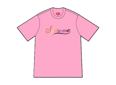 Supreme Cursive S/S Top "Pink"