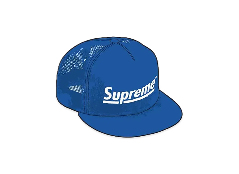 Supreme Underline Mesh Back 5-Panel "Light Royal"