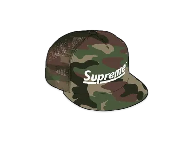 Supreme Underline Mesh Back 5-Panel "Woodlamd Camo"