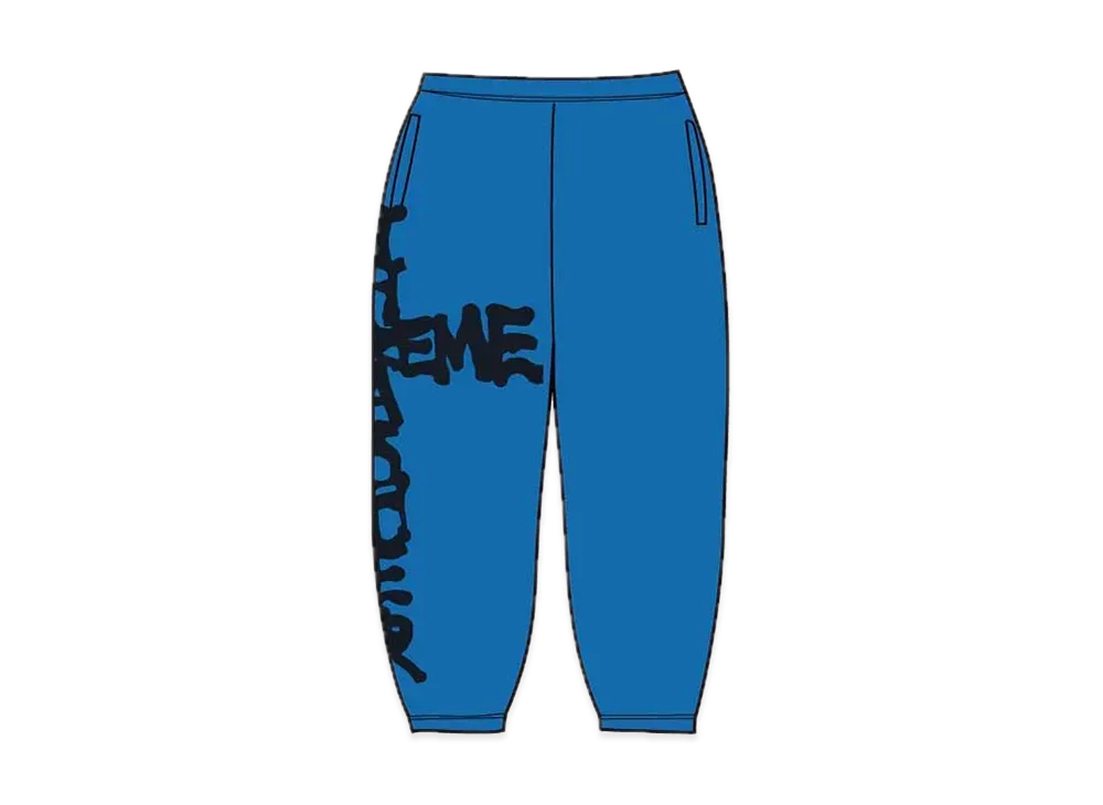 Supreme x Thrasher Sweatpant "Bright Blue"