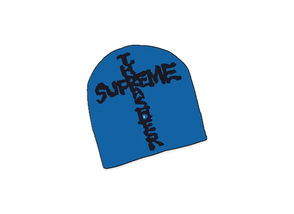 Supreme x Thrasher Beanie "Bright Blue"