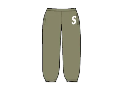 Supreme S Logo Sweatpant "Olive"