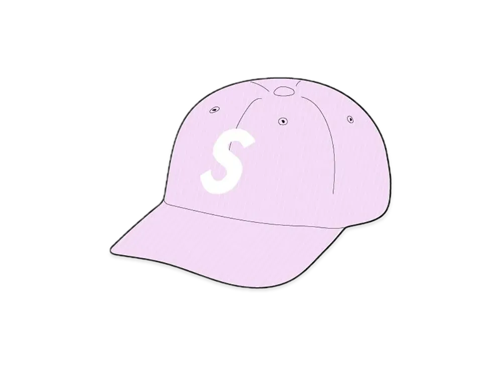 Supreme Corduroy S Logo 6-Panel "Light Purple"