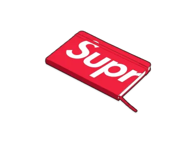 Supreme x Moleskine Notebook "Red"