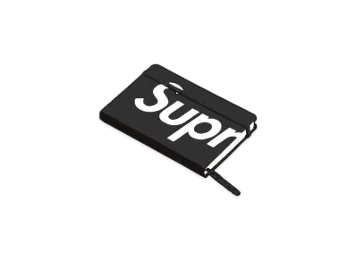 Supreme x Moleskine Pocket Notebook "Black"