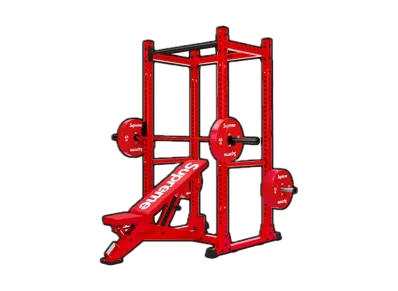 Supreme x Tru Grit Power Rack Weight Set "Red"