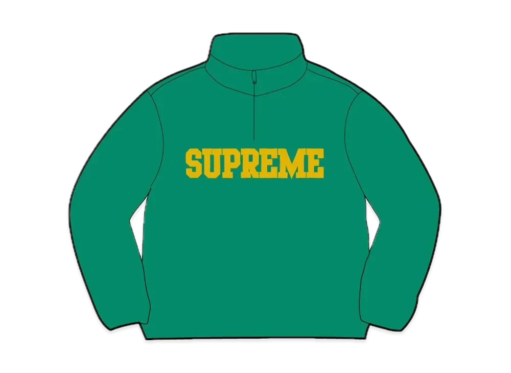 Supreme Collegiate Half Zip Pullover "Light Pine"