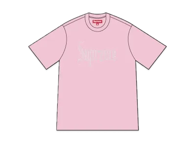Supreme Rhinestone S/S Top "Pink"