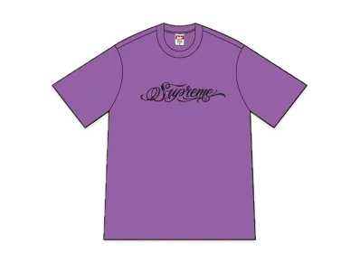 Supreme Script Tee "Purple"