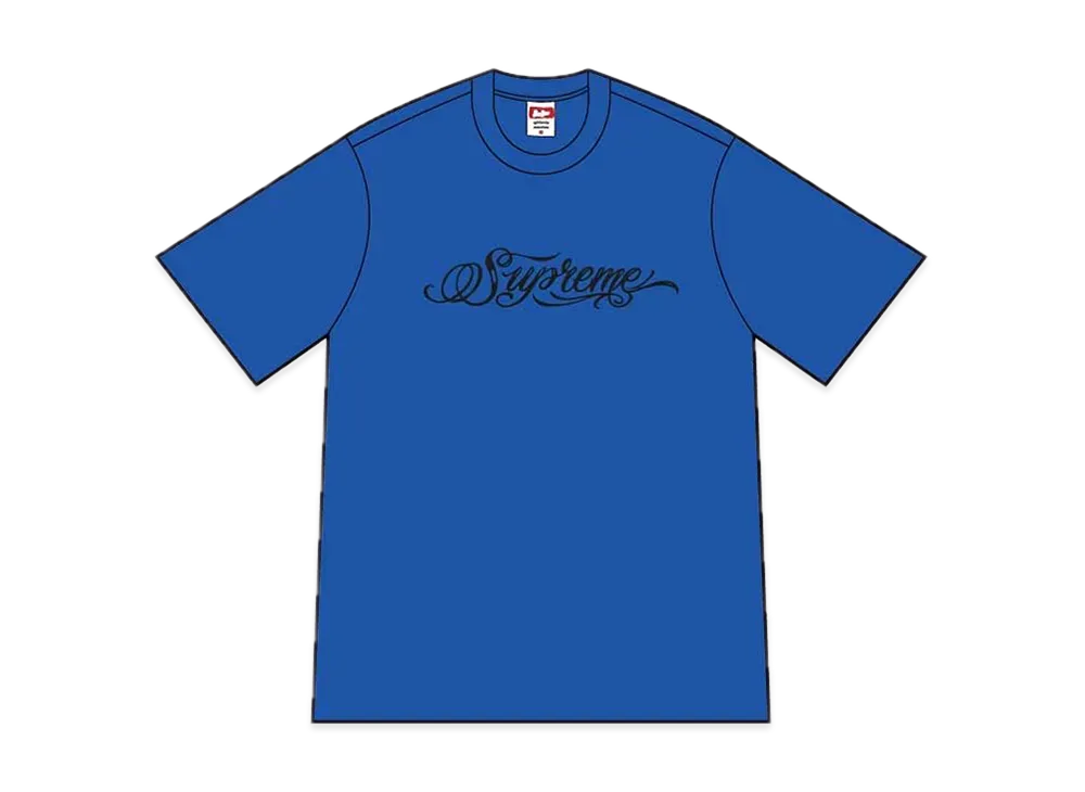 Supreme Script Tee "Royal"