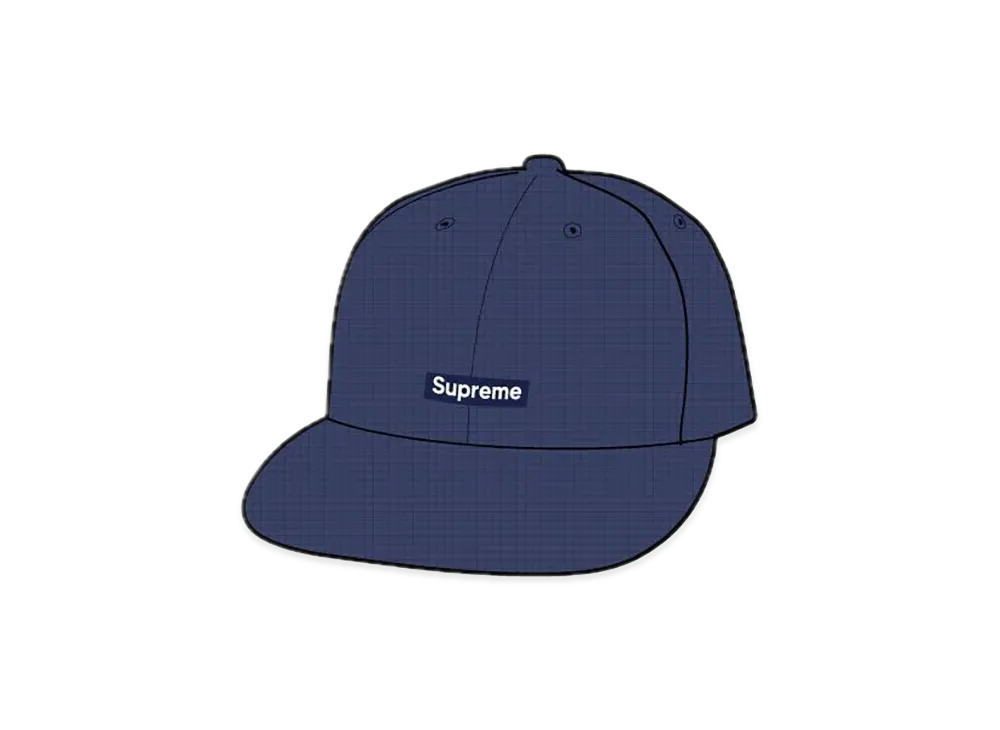 Supreme Polartec Waffle Small Box 6-Panel "Navy"