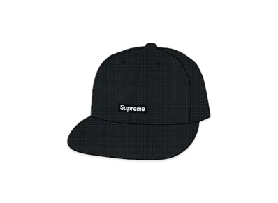 Supreme Polartec Waffle Small Box 6-Panel "Black"