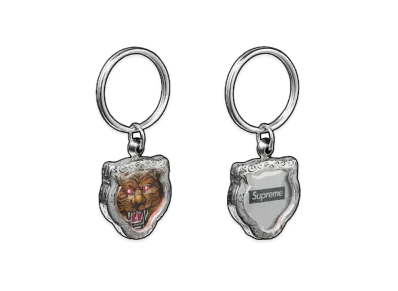 Supreme Tiger Keychain "Silver"
