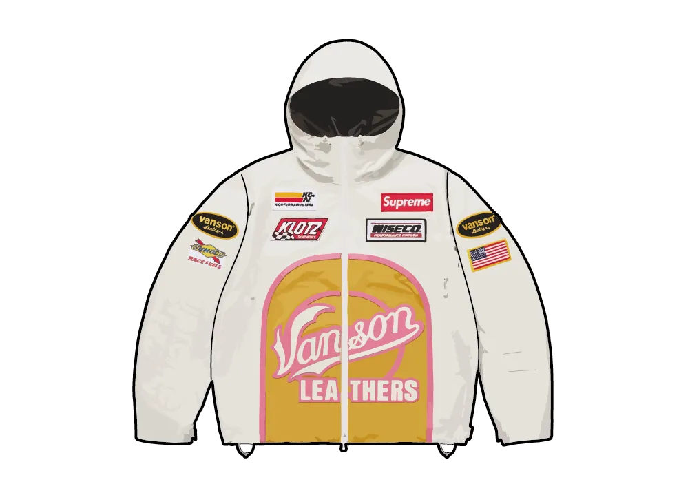 Supreme Vanson Leathers GORE-TEXジャケット Supreme Vanson Leathers GORE-TEX Shell Jacket (FW25) - $798