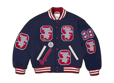 Supreme Drill Team Varsity Jacket "Navy"