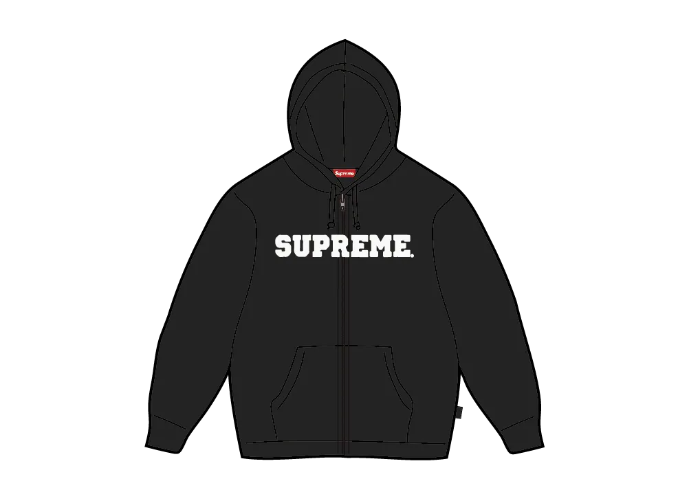 トップス Collegiate Applique Zip Up Hooded NAVY BRAIN DEAD (ブレインデッド) 