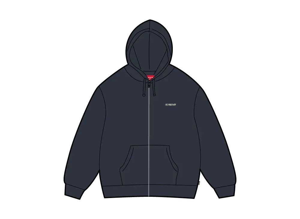 トップス SUPREME IDGAF Zip Up Hooded Sweatshirt Supreme IDGAF Zip Up Hooded Sweatshirt (FW25) - $168