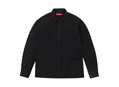 Supreme Flannel Pajama Shirt "Black"