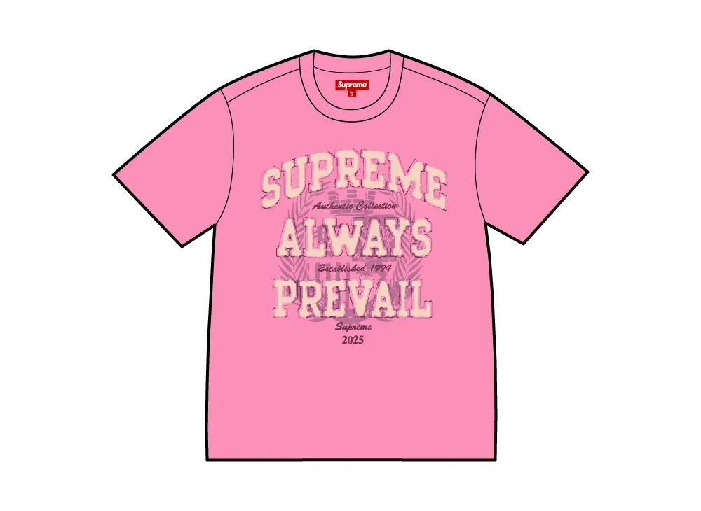 Supreme Always Prevail S/S Top "Pink"