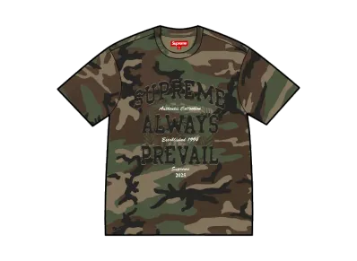 Supreme Always Prevail S/S Top "Woodland Camo"