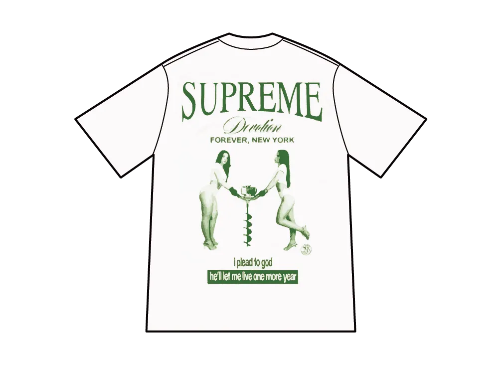 Supreme Devotion Tee シュプリーム ディヴォーションT Supreme Devotion Tee White Men's - FW25 - US