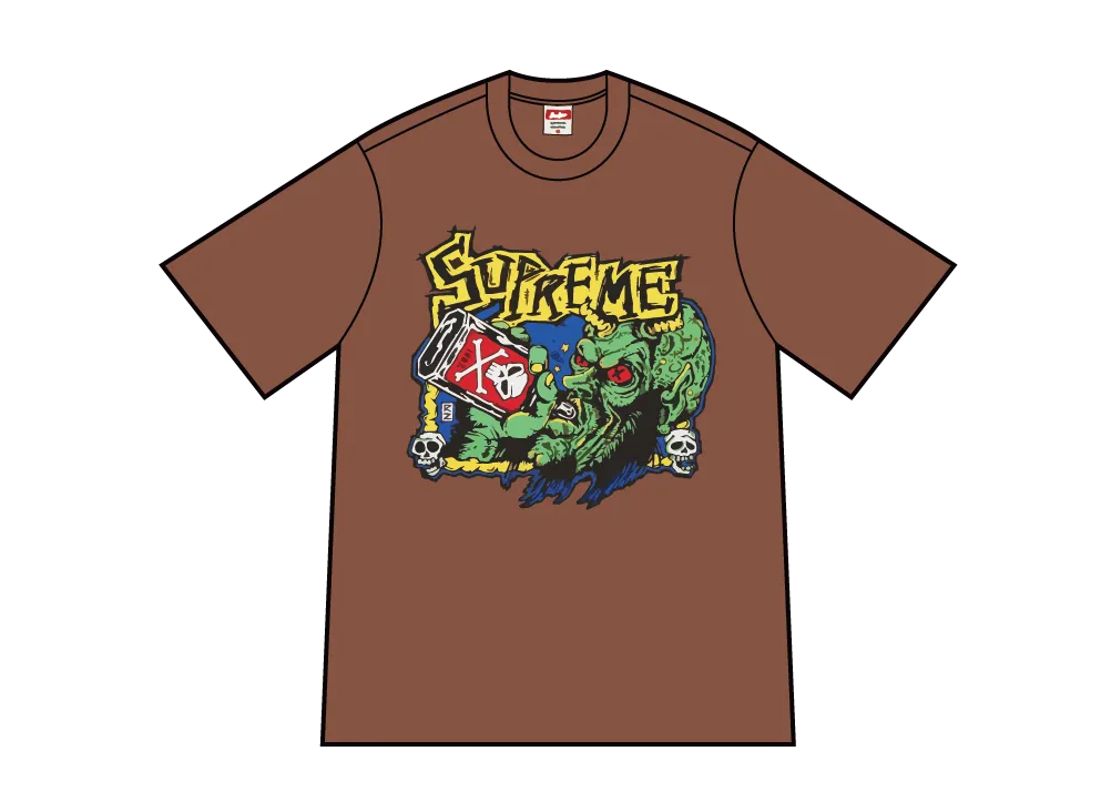 Supreme Fuckin Blowout Tee "Brown"