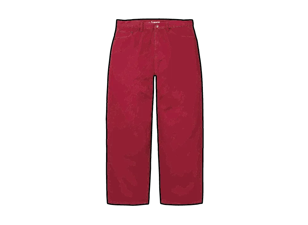 Supreme Baggy Selvedge Jean Natural 30 30 supreme baggy