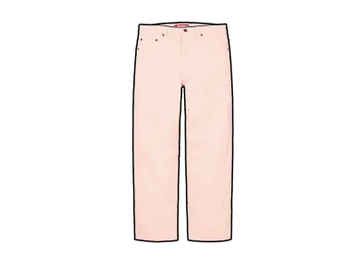 Supreme Regular Jean (25FW) "Pale Pink"