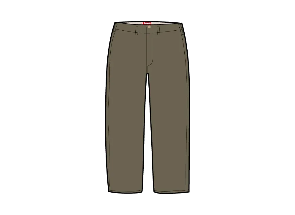Supreme チノパン オリーブ　30 Supreme - 30 Gonz Poems Chino Pant ゴンズ チノの通販 by