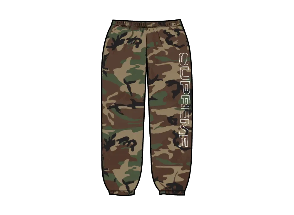 Supreme Spellout Embroidered Ripstop Track Pant 